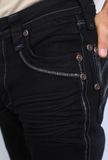 Platini Holt Men's Black Slim Boot Cut Jeans