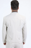 Platini Traje Men's Western Sport White Suit