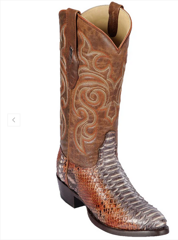 Los Altos Men's Python Round Toe Boot 655788