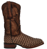 Dan Post Men's Stanley Brown Basket Weave Leather Boots DP4903 ** FINAL SALE****