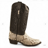 Los Altos Men's Python Round Toe Boot 65N5749