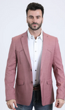 Platini Men's Double Button Western Blazer Red BLW10816
