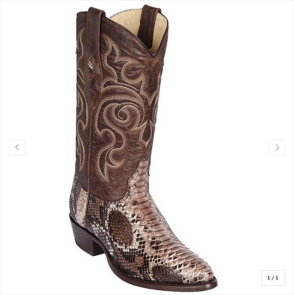 Los Altos Men's Python Round Toe Boot 655785