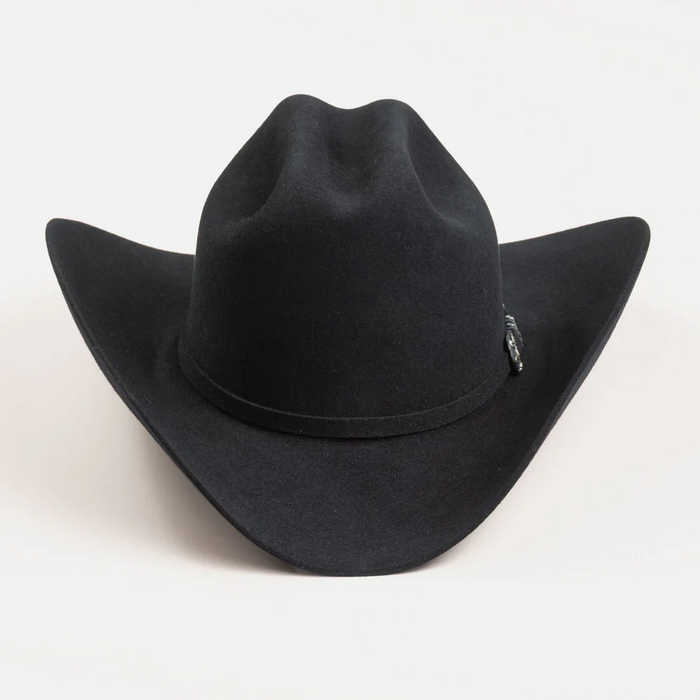 10x Larry Mahan Jerarca Fur Felt Cowboy Hat Black – RR Western Wear