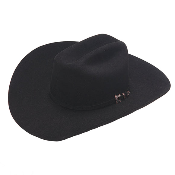 Ariat 10x Western Cowboy Fur Felt  Hat A7640001 Black