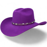 Tombstone Texana Fine Wool Denver Style 20X Purple