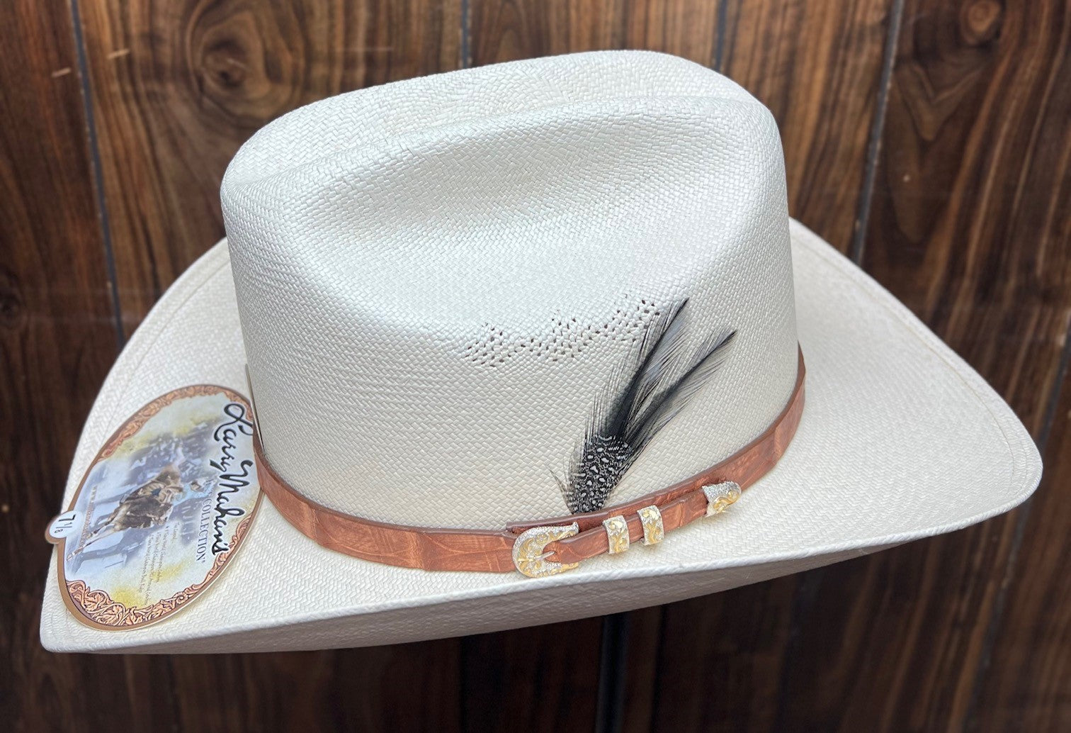 Bullhide Panama 500X  Western Straw Hat Larry Mahan main image 4