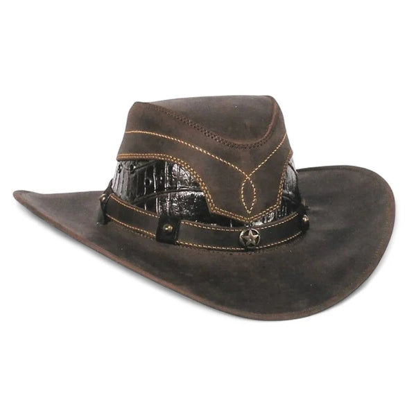 Stone Hats Genuine Leather Cowboy Hat TOM 7107 – RR Western Wear