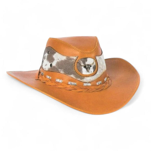 Stone Hats Genuine Leather Cowboy Hat TOM 7105