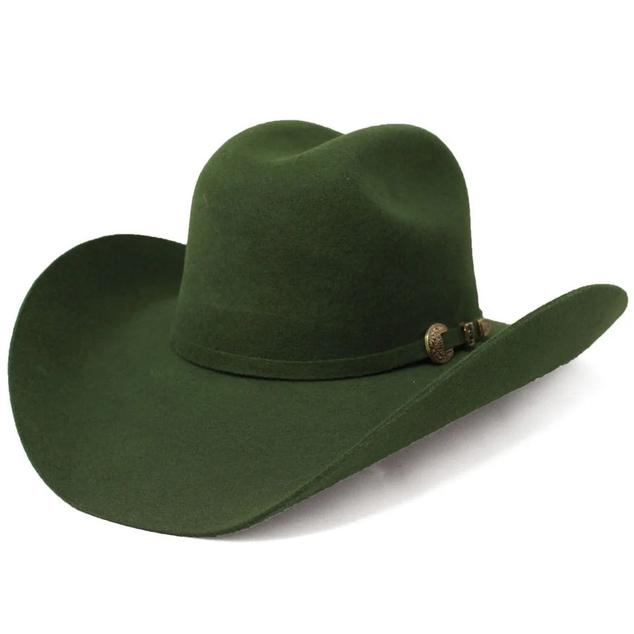 Tombstone 20x East West Cowboy Felt Hat (Green) – RR Western  display picture 2