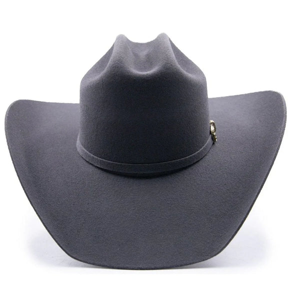 Tombpestone 20X Cowboy Felt Hat Roper Shape Granite Gray