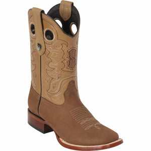 Wild West Men's Genuine Leather Ranch Toe Boot 28246362