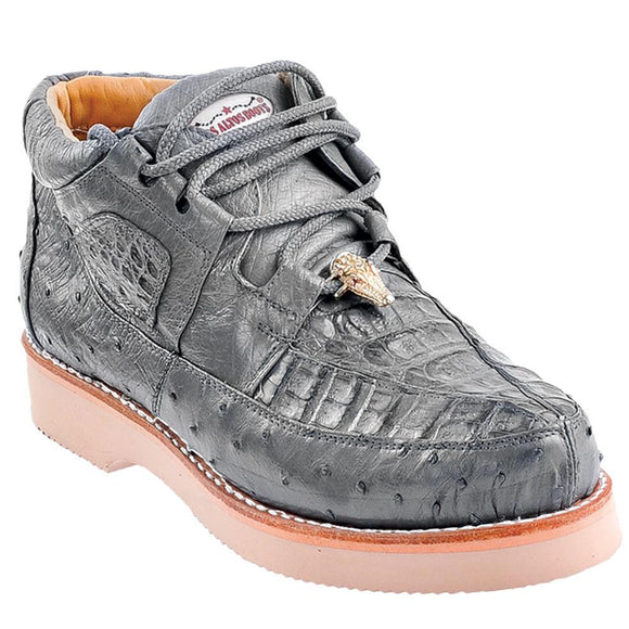 Los Altos Casual Shoe Style 1 Caiman With Ostrich ID: ZA050209