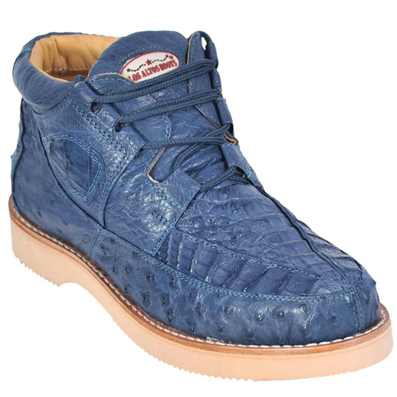 Los Altos Casual Shoe Style 1 Caiman With Ostrich ID: ZA050214