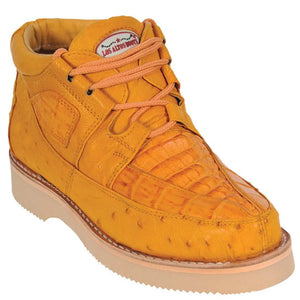 Los Altos Casual Shoe Style 1 Caiman With Ostrich ID: ZA050202