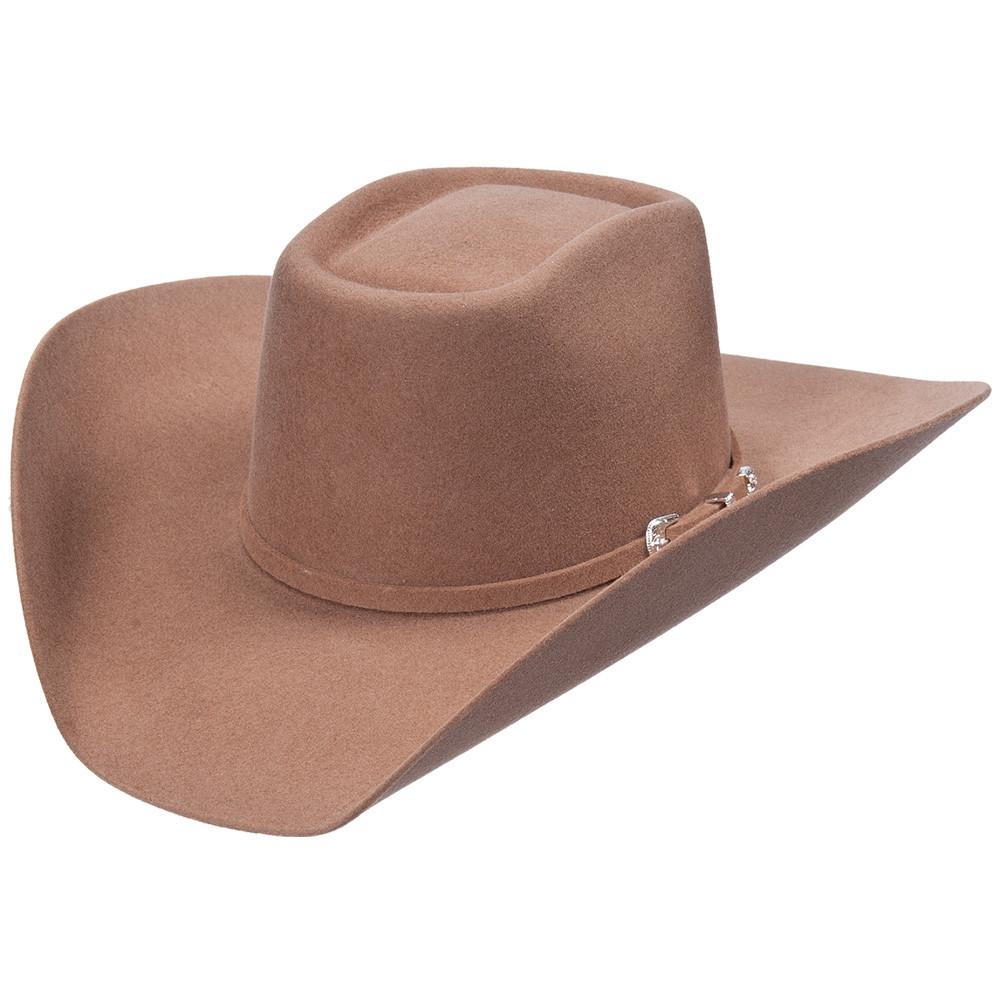Serretelli 3x Brick Crown Western Felt Hat - Main Image