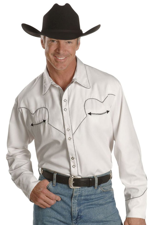 Scully Men's Western Shirt - Charcoal - Stampede Tack & Western Wear