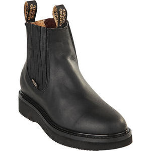 Botin Trabajo Suela Mil Rayas Negra OM-545405 - RR Western Wear, Botin Trabajo Suela Mil Rayas Negra OM-545405