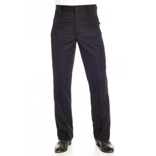 Circle S Men's Apparel - Poly Wool Dress Ranch Pant - Black Circle S Men's Apparel - Poly Wool Dress Ranch Pant - Black