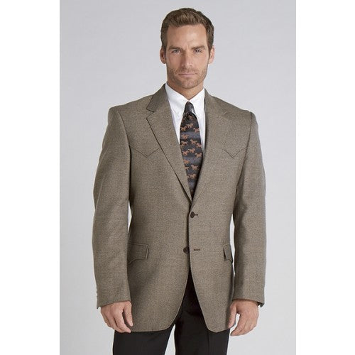 Circle S Men's Apparel - Plano Sportcoat - Donegal Brown - RR Western Wear, Circle S Men's Apparel - Plano Sportcoat - Donegal Brown