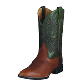 Ariat Mens Heritage Stockman Western Boot Cedar/Green