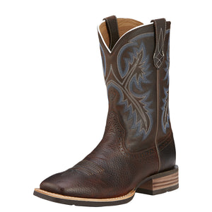 Ariat Mens Quickdraw Western Boot Brown Oiled Rowdy