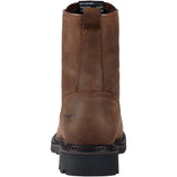 Ariat Mens Cascade 8" Wide Square Toe Alamo Brown Work Boots