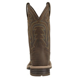 Ariat Mens Hybrid Rancher Waterproof Western Boot Oily Distressed Brown