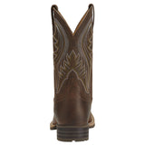 Ariat Mens Hybrid Rancher Western Boot Brown Oiled Rowdy