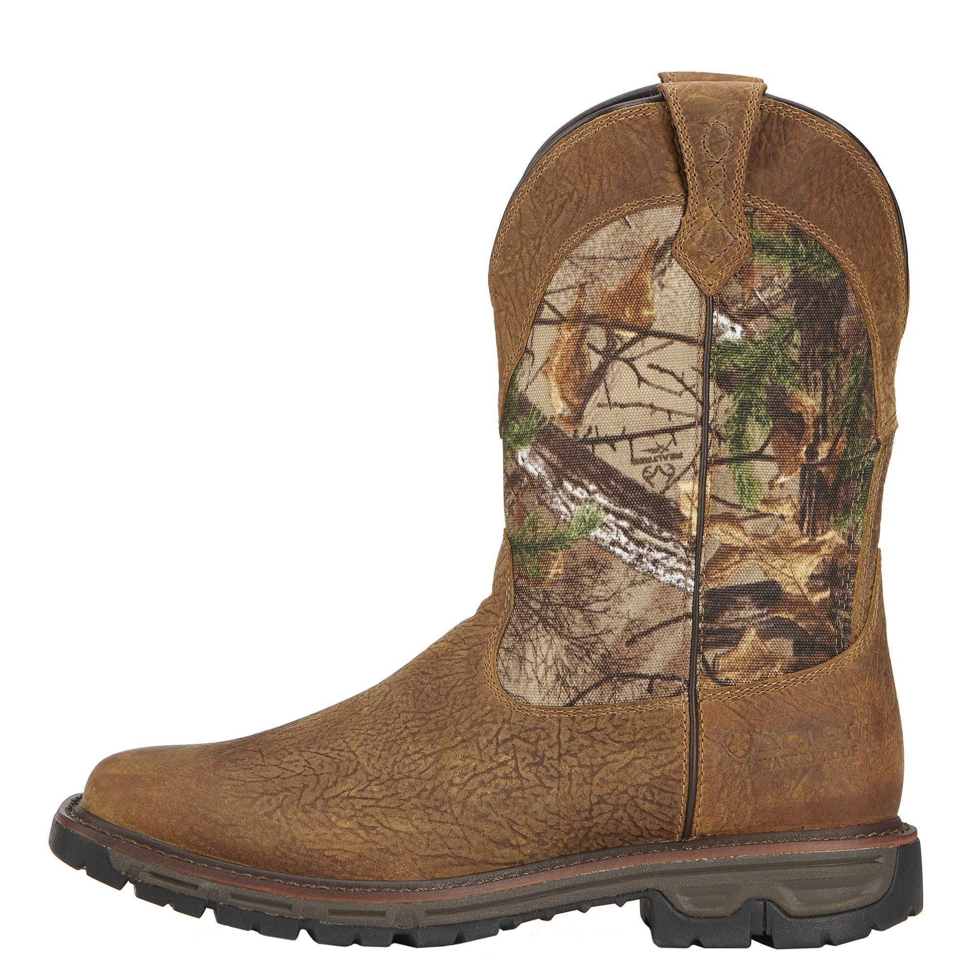 Ariat Mens Conquest Pullon Brush Brown - Waterproof – RR  display picture 2