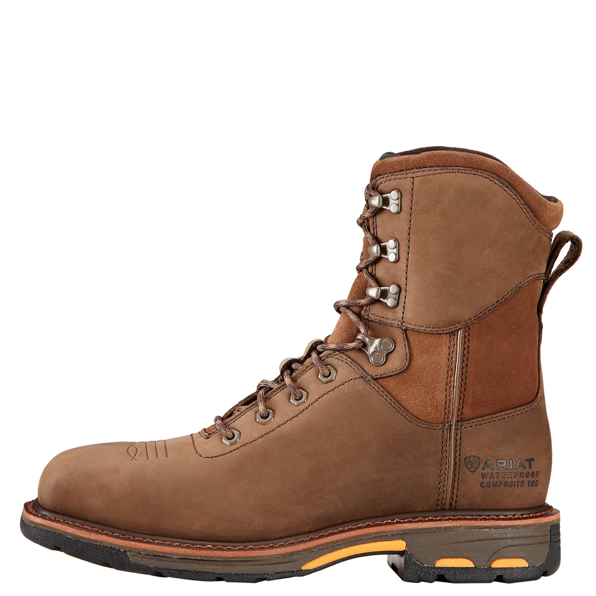 Ariat Mens Workhog H2O Wide Square Toe Waterproof Composite  display picture 2