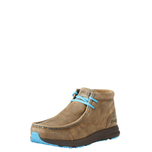 Ariat Mens Spitfire Brown Bomber/Blue Laces