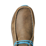 Ariat Mens Spitfire Brown Bomber/Blue Laces
