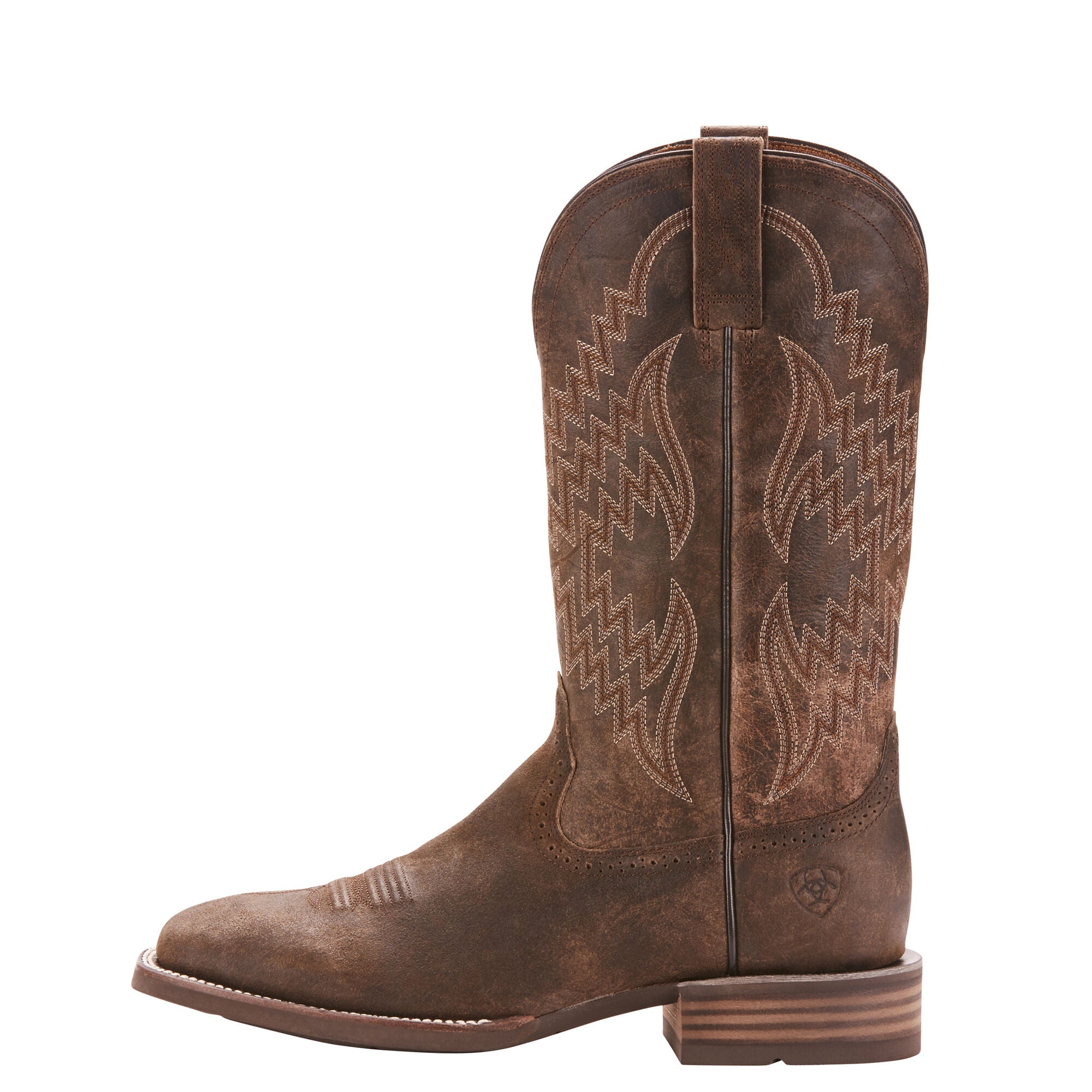 Ariat Mens Tycoon Western Boot Antiqued Grey – RR Western Wear display picture 1