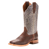 Ariat Mens Relentless Platinum Western Boot Tan Full Quill Ostrich