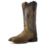 Ariat Mens Crossdraw Western Boot Wheat/Dbl Fudge - 10027199