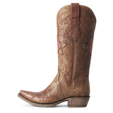 Ariat Womens Rosalind Western Boot Naturally Distressed Brown