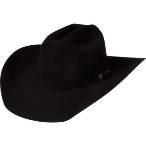 American 200x Black 4-1/4" Brim Felt Cowboy Hat - RR Western Wear, American 200x Black 4-1/4" Brim Felt Cowboy Hat