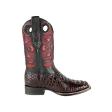 Men’s Wild West Caiman Hornback Boots Square Toe Handcrafted - 28240218