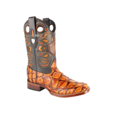 Men’s Wild West Pirarucu Fish Boots Handcrafted - 28241003