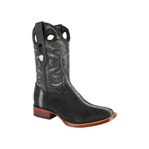 Men’s Wild West Stingray Boots Square Toe Handcrafted - 28241105