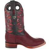 Men’s Wild West Stingray Boots Square Toe Handcrafted - 28241206