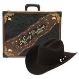 1000x Larry Mahan Imperial Hat Genuine Mink Black - RR Western Wear, 1000x Larry Mahan Imperial Hat Genuine Mink Black