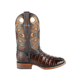 Men’s Wild West Caiman Tail Boots Handcrafted - 28240116