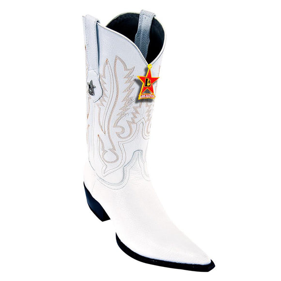 White-pointed-Toe-deer-cowboy-boot-los-a