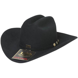 100x El Presidente Stetson Hat - Black - RR Western Wear, 100x El Presidente Stetson Hat - Black