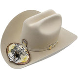 6x Larry Mahan Real Fur Felt Cowboy Hat Silver Belly - RR Western Wear, 6x Larry Mahan Real Fur Felt Cowboy Hat Silver Belly