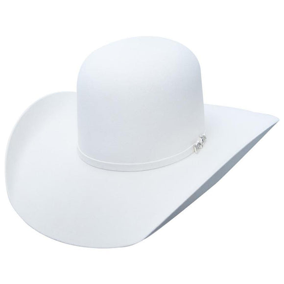 Cuernos Chuecos 6X Open Crown White Felt Hat
