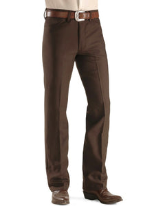 Wrangler Wrancher Dress Jeans Brown