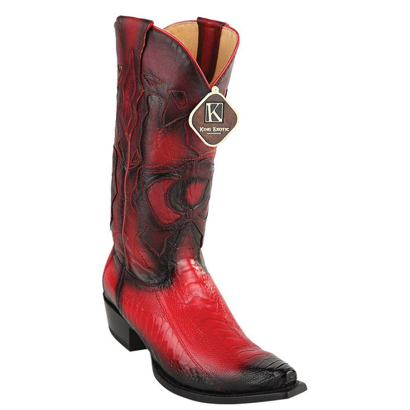 Red-Burnished-Ostrich-Leg-Snip-Toe-Boot-